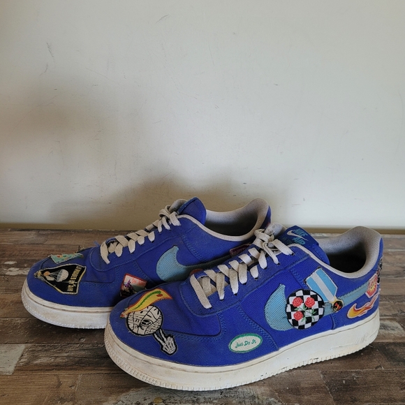 Nike Air Force 1 Los Angeles Patched up Men sneakers - Picture 11 of 12